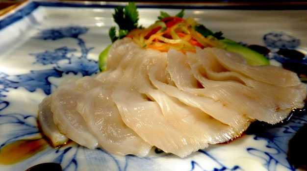 Ốc vòi voi sashimi Ốc vòi voi sashimi