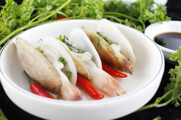 Ốc vòi voi hấp chua cay Ốc vòi voi hấp chua cay