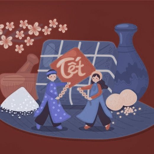 Ảnh anime Tết chibi Ảnh anime Tết chibi