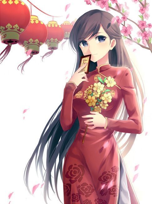 Ảnh anime Tết đẹp 2024, hình anime chibi Tết dễ thương Ảnh anime Tết đẹp 2024, hình anime chibi Tết dễ thương