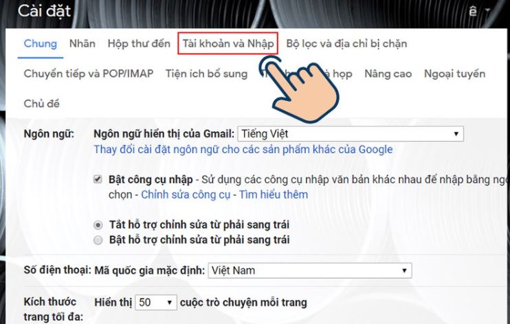 Cách đổi tên Gmail trên máy tính