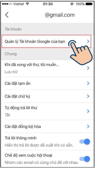 Cách đổi tên tài khoản Gmail