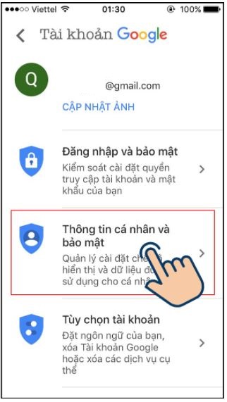 Cách đổi tên địa chỉ Gmail