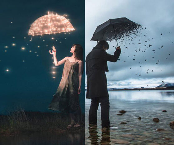 Hình ảnh chia tay buồn