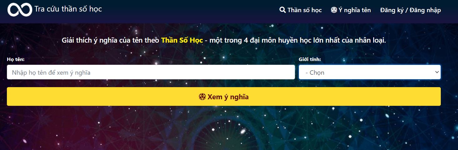 Tra cứu ý nghĩa của những cái tên theo thần số học