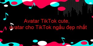 50+ Avatar TikTok cute, avatar cho TikTok ngầu đẹp nhất