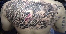 Hình xăm cá chép hóa rồng có ý nghĩa gì? 10 Hình xăm cá chép hóa rồng đẹp nhất