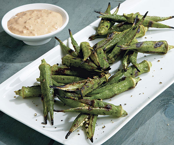 Đậu bắp nướng