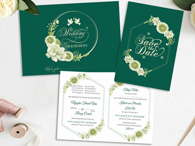 Những mẫu thiệp cưới đẹp nhất 2022