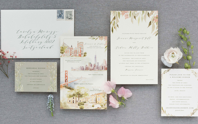 Mẫu thiệp cưới đẹp đơn giản