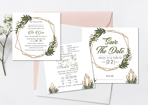 Mẫu nội dung thiệp cưới nhà gái Mẫu nội dung thiệp cưới nhà gái