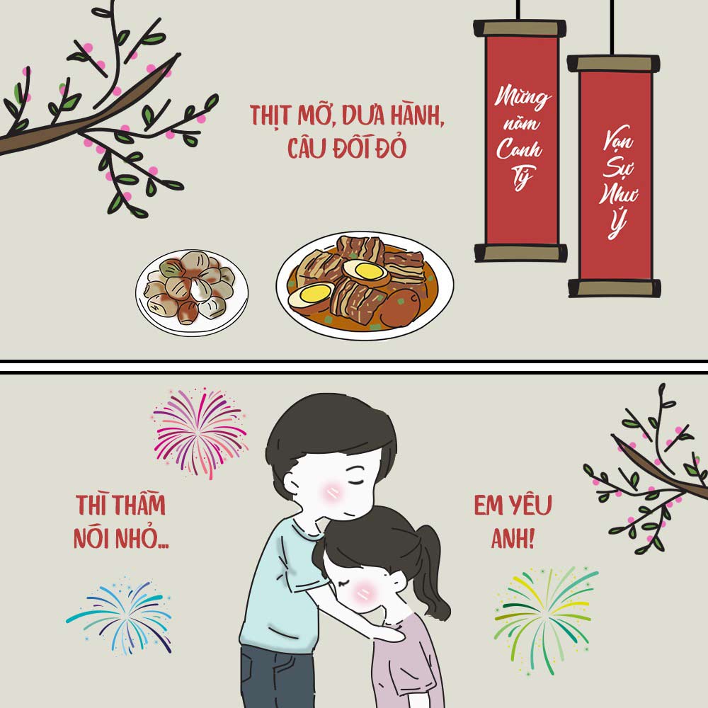 Stt thả thính về thịt mỡ dưa hành câu đối đỏ Stt thả thính về thịt mỡ dưa hành câu đối đỏ