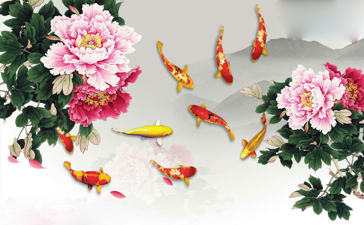 Tranh cá chép phong thủy
