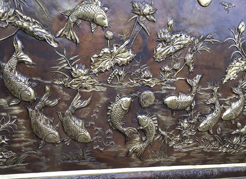 Tranh cá chép phong thủy