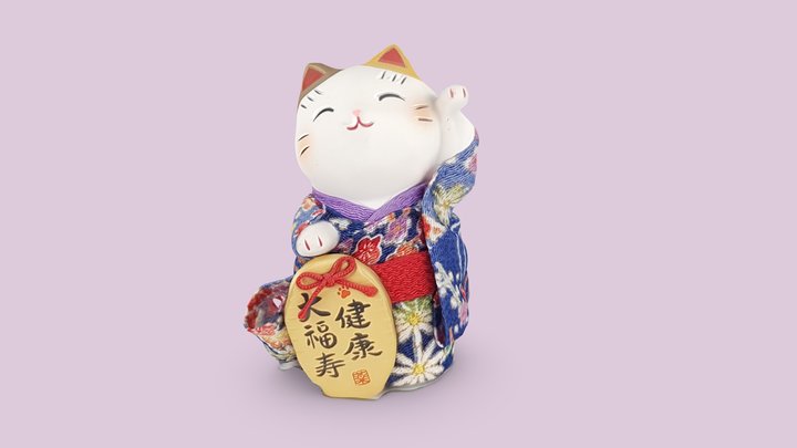 Ảnh mèo thần tài đẹp, hình nền mèo thần tài 3D chất cho máy tính