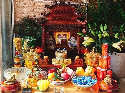 15 Mẫu bàn thờ Thần Tài đẹp, hiện đại, đơn giản nhất