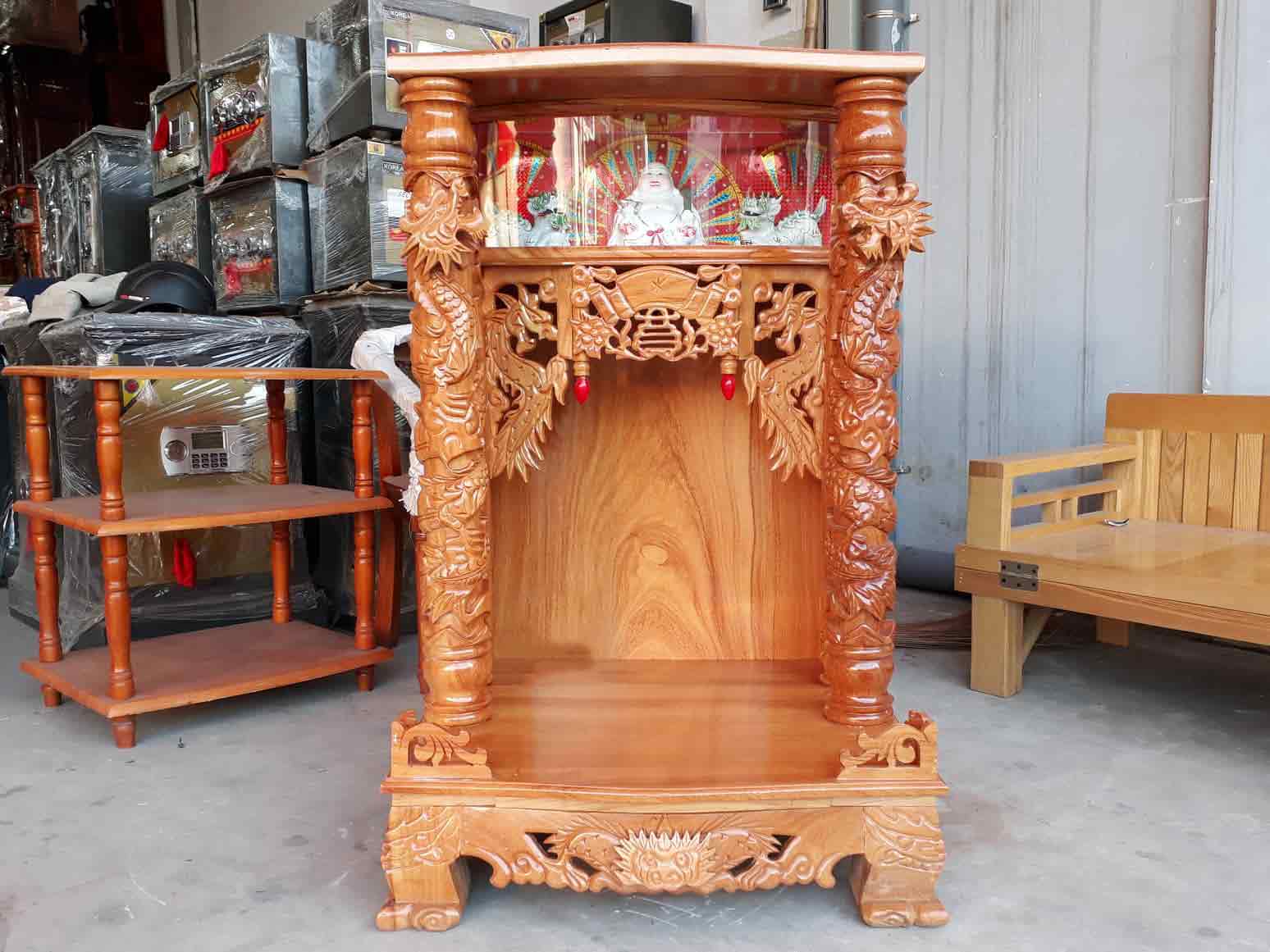 Mẫu bàn thờ Thần Tài sang trọng Mẫu bàn thờ Thần Tài sang trọng