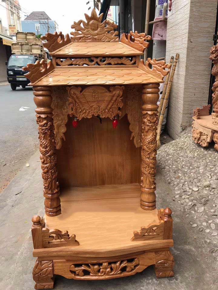 Mẫu bàn thờ Thần Tài cổ đẹp Mẫu bàn thờ Thần Tài cổ đẹp