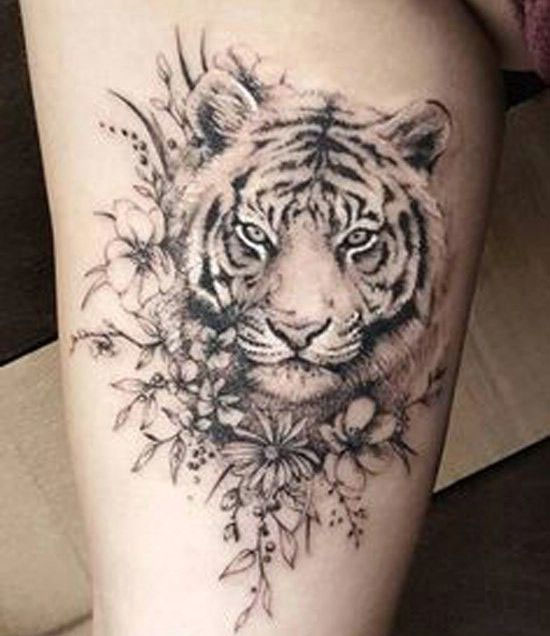 Hình xăm hổ cho nam Hình xăm hổ cho nam