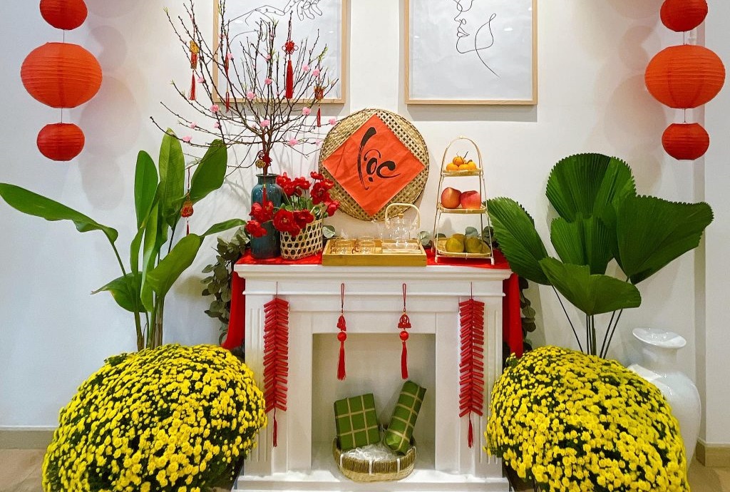 Hình ảnh trang trí Tết cổ truyền nhất