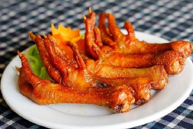 Chân gà nướng mật ong Chân gà nướng mật ong