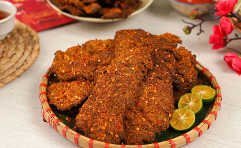 Cách làm khô bò miếng phơi nắng