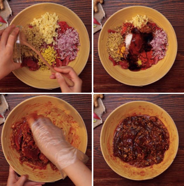 Cách làm bò khô miếng bằng lò nướng