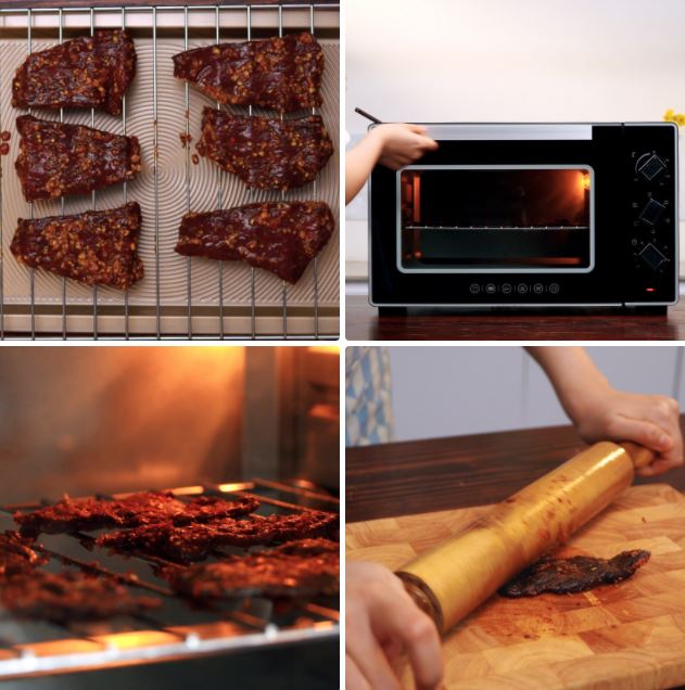 Cách làm bò khô miếng bằng lò nướng