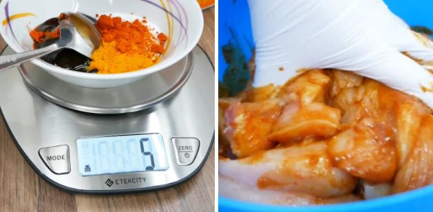 Cách làm khô gà cháy bơ tỏi bằng lò nướng