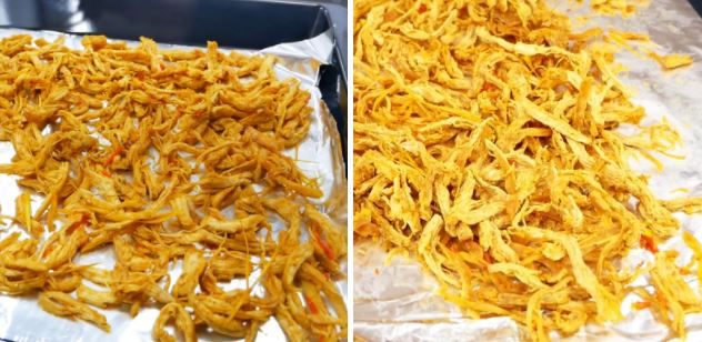 Cách làm khô gà cháy bơ tỏi bằng lò nướng