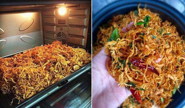 Cách làm khô gà lá chanh bằng lò vi sóng