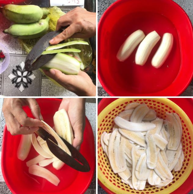 Cách làm chuối ngào đường bằng chuối xanh