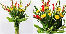 3 Cách cắm hoa lay ơn và cúc ngày Tết đẹp, tươi lâu
