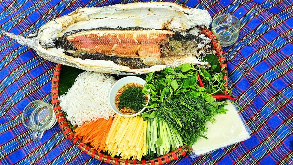 Cá lóc nướng muối tuyết Cá lóc nướng muối tuyết