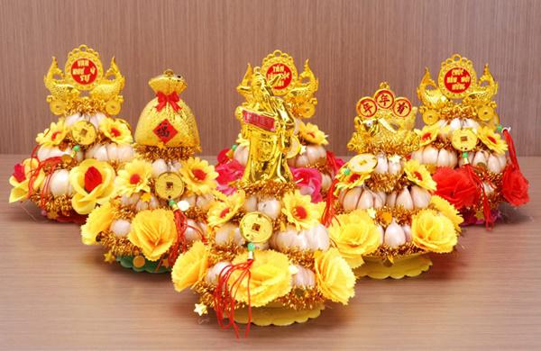 Mẫu tháp tỏi cúng ông Địa, Thần Tài đẹp nhất