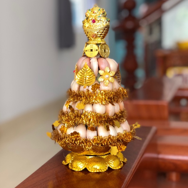 Mẫu tháp tỏi cúng ông Địa, Thần Tài đẹp nhất