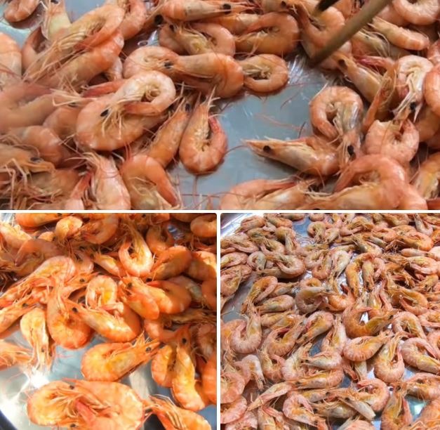 Cách làm tôm khô 1 nắng