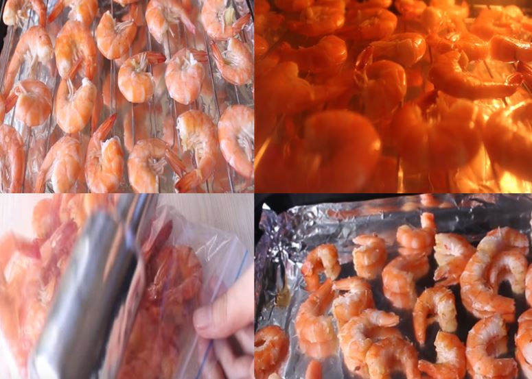 Cách làm tôm khô bằng lò nướng