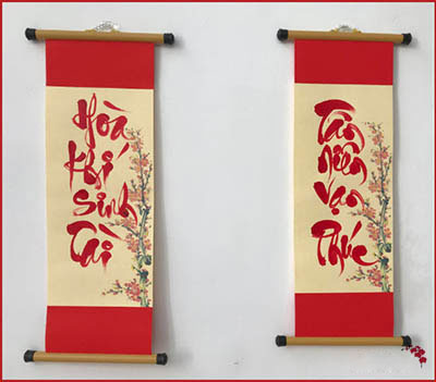 Câu đối Tết 4 chữ Câu đối Tết 4 chữ