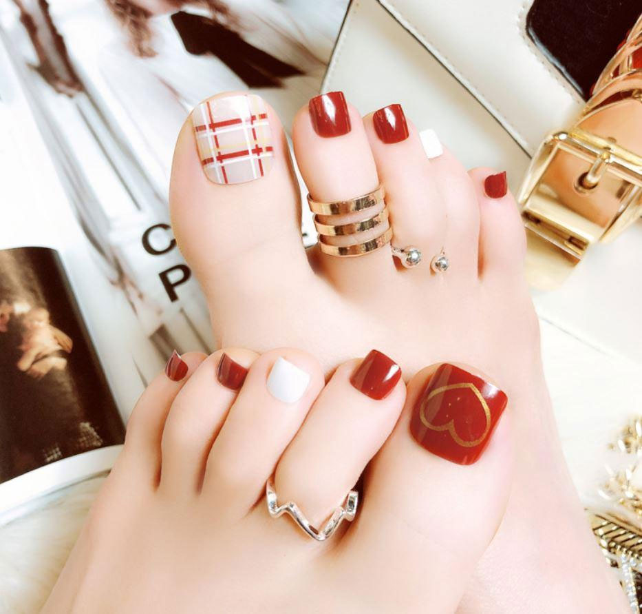 Mẫu móng chân đẹp