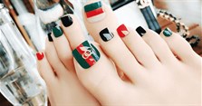 50+ Mẫu móng chân đẹp nhẹ nhàng 2025, nail chân đơn giản cho nàng đón Tết