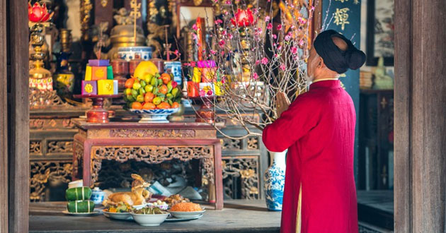 Văn khấn Thổ công đêm giao thừa