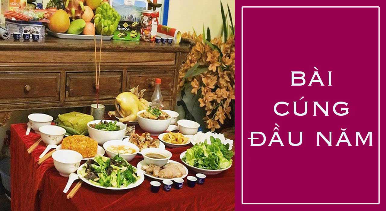 Tìm hiểu bài cúng đầu năm 2022