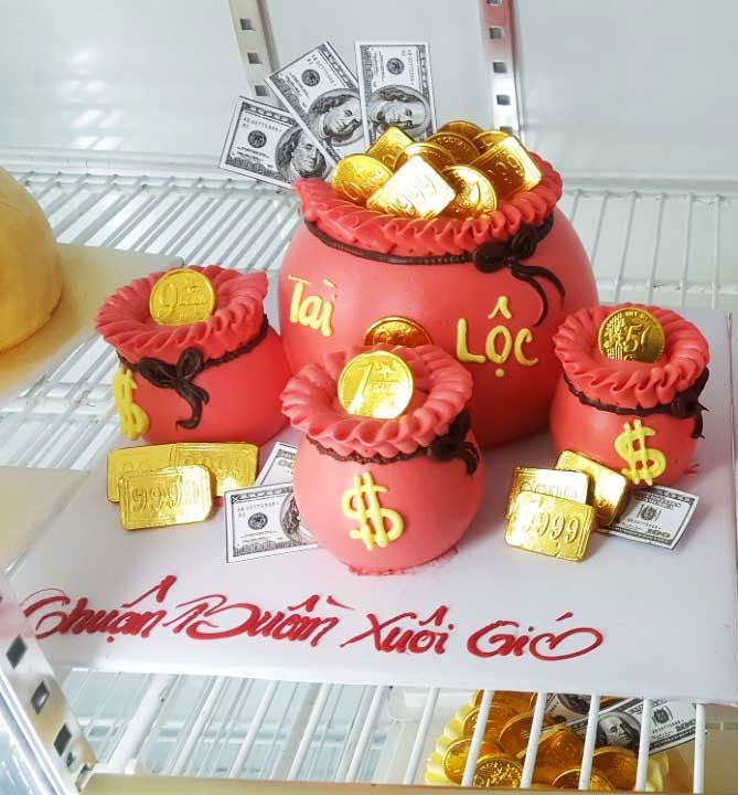 Bánh kem khai trương