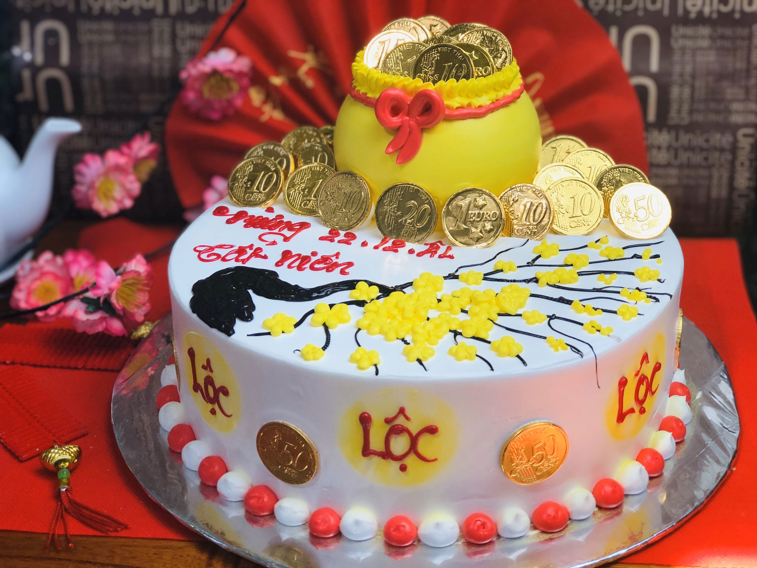 Bánh kem khai trương