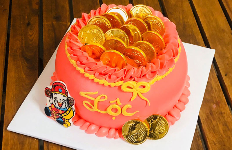 Bánh kem khai trương