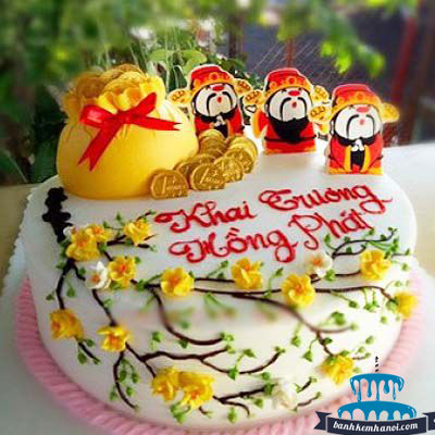 Bánh kem khai trương