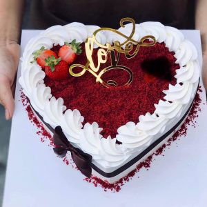 Mẫu bánh kem Valentine socola Mẫu bánh kem Valentine socola