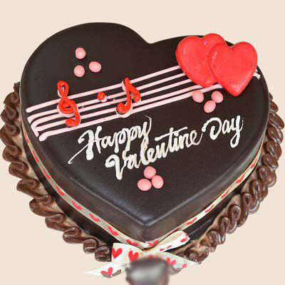 Mẫu bánh kem socola cho Valentine Mẫu bánh kem socola cho Valentine