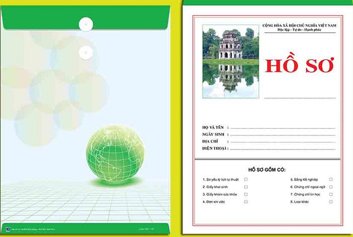 Cách viết bìa hồ sơ xin việc